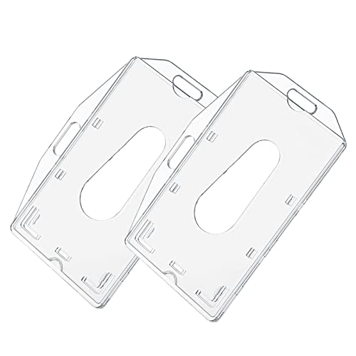 Suporte para Cartões de Identificação LACYMC LacyMC - Porta-crachás e porta-bilhetes - preto, plástico, identificação
