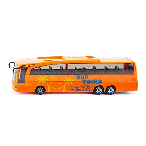 Veículo SIKU Autocarro Turístico Mercedes Benz Travego SIKU - Modelos em escala - autocarro, mercedes-benz, travego, portas abertas, interior realista