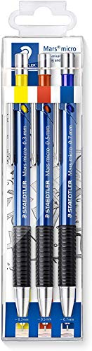 Lapiseira STAEDTLER Mars Micro 775 SC WP3 Staedtler - Lápis - traço fino, ponteiro borracha, design moderno