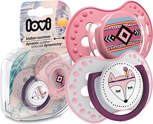 Chupeta LOVI Rosa (Silicone - 2 Unidades) Canpol Sp. z o.o. - Cuidados com a higiene oral - silicone, 2 unidades, rosa