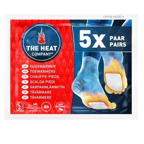 Aquecedores de Pés THE HEAT COMPANY (5,15 ou 40 pares) THE HEAT COMPANY - Terapias quentes e frias - 5,15 ou 40 pares, almofada, conforto, relaxamento