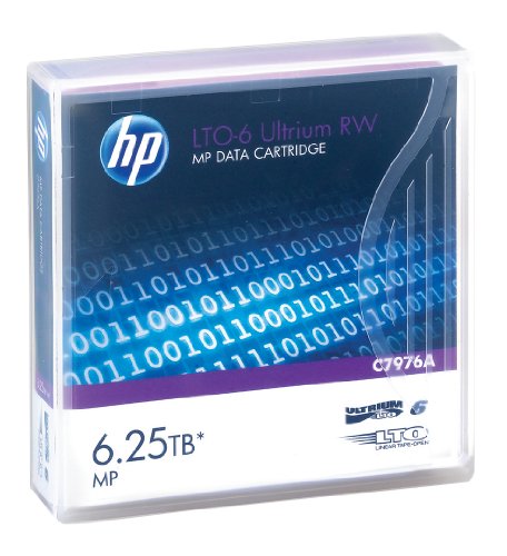 Cassete de fita virgem HEWLETT PACKARD ENTERPRISE LTO-6 Ultrium RW HP - Cartuchos de toner e jato de tinta - cassete, fita virgem, hewlett packard enterprise, lto-6 ultrium rw, capacidade nativa, rendimento por banda