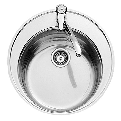Teka Centroval - Lavabo de centro (Acessórios de cozinha) TEKA - Pias de cozinha e utilidade - lavabo, aço inoxidável, montado em bancada, 1 baça