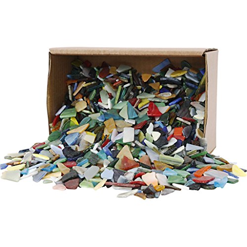 Conjunto de Mosaicos CREATIV COMPANY 55527 CREATIV COMPANY - Enfeites de vasos e espalhadores de mesa - peças de vidro, 1000 peças, tabuleiro