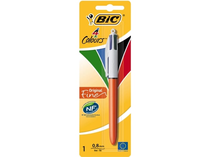 Esferográfica Rollerball BIC Velleda 4.5mm Verde e Branco BIC - Canetas - 4.5mm, ponta fina, recarregável, quatro cores