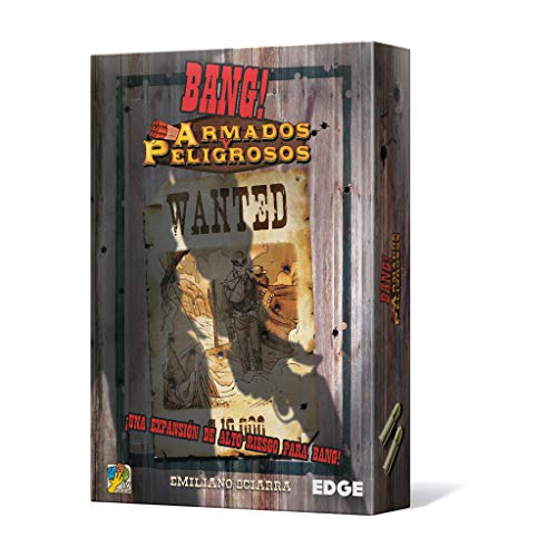 DVD Bang! Armados Y Peligrosos (Edição em Espanhol) Edge Entertainment - Jogos - novos personagens, cartas de equipamento, fichas de carga, novas cartas perigosas