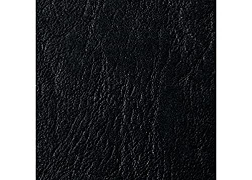 Pack 50 Capas para Encadernação GBC Leathergrain A4 Preto GBC - Pastas Organizadoras - pack, capas, encadernação, LeatherGrain, a4, preto