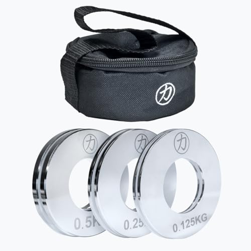 Conjunto de Discos para Pesos 2X0.125Kg/0.25Kg/0.5Kg Strength Shop - Levantamento de peso - conjunto, discos, pesos, aço, barras olímpicas