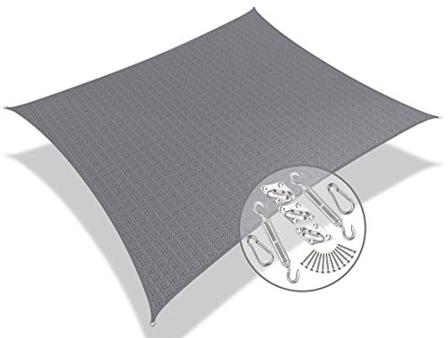 Toldo Vela Vounot 2.5x3m com Kit de Instalação e Protecção UV VOUNOT - Guarda-sóis e toldos de exterior - tolda, vela, vounot, kit, instalação, proteção UV