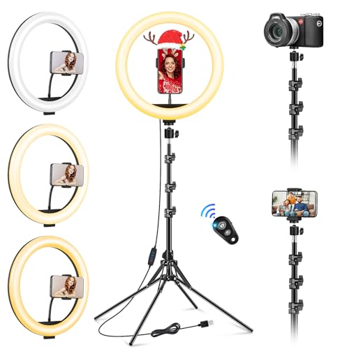 Kit de Iluminação Circular com Tripé 12 VEVICE - Iluminação de estúdio & flashes - kit, iluminação, circular, tripede, led, preto