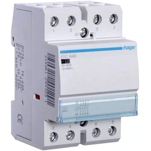 Hager ESC440 instalacao elétrica (Electricidade e Domótica) Hager - Interruptores e relés especiais - controlo automático, 40 A, frequência completa, 230 v
