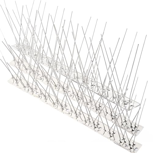 Penas Anti-pássaros ONECE (10 peças - Inox) ONECE - Repelentes - inox, 3 metros, 10 peças, 30 cm