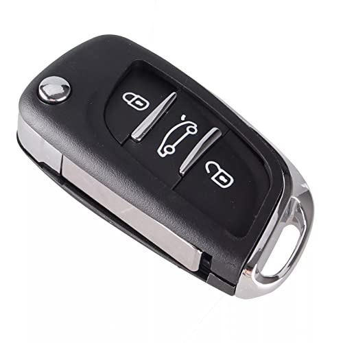 Chaveiro Universal com 3 Botões de Controle Remoto KSHSAA - Segurança e proteção para veículos - universal, controle remoto, 3 botões