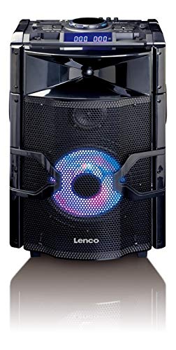 Coluna Portátil LENCO PMX-250 (Preto - 200 W) Lenco - Alto-falantes - portátil, preto, 200 W