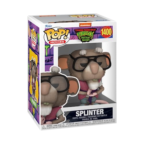 Figura FUNKO Pop! Movies: Teenage Mutant Ninja Turtles (TMNT) Splinter Funko - Bonecos de ação e brinquedo - funko pop, TMNT, Splinter