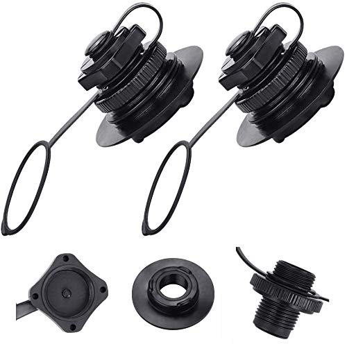 Válvulas de Ar BUZIFU 2pcs (Borracha - 22 mm) BUZIFU - Equipamento atlético de uso geral - borracha, 22 mm, balões, preto