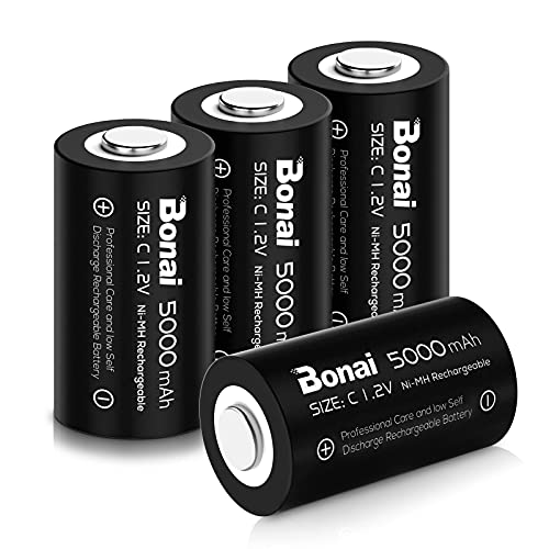 Pilhas Recarregáveis BONAI Pilas C Recargables 5000mAh Precarga ShenZhen EPT Battery Co., Ltd - Baterias - 5.000 mAh, ni-mh, 12 v, precarga