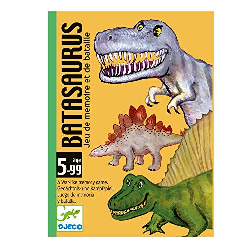 Jogo de Tabuleiro DJECO Batasaurus (Idade Mínima Recomendada: 8 anos) Djeco - Jogos de cartas - dinossauro, pontuação, ataque, defesa