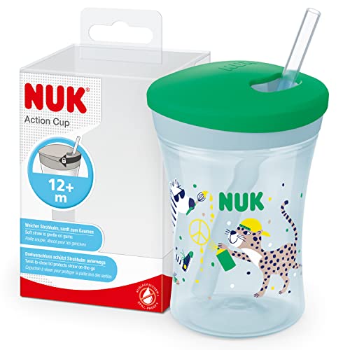 Garrafa de Água NUK Action Cup 230 ml (Recondicionado Como Novo) NUK - Canecas - garrafa, água, nuk, action cup, 230 ml