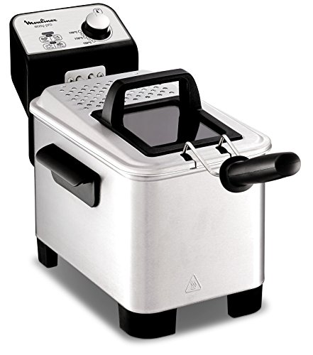 Fritadeira sem Óleo MOULINEX Easy Pro AM338070 (3 L - Preto) Moulinex - Fritadeiras - sem óleo, 3 L, preto