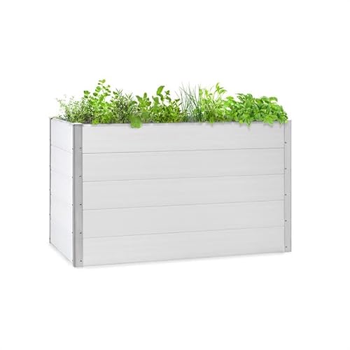 Bancada de Exterior BLUMFELDT Nova Grow (Branco - Aço e WPC - 150x91x100cm) blumfeldt - Móveis de exterior - exterior, aço, WPC, 150x91x100cm