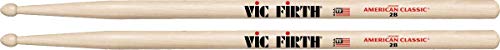Baquetas Vic Firth Classic 2B - 5.0mm (Acessórios para instrumentos musicais) Vic Firth - Baquetas e escovas - 5.0mm, madeira, drum sticks