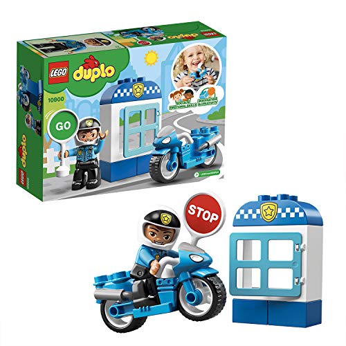 LEGO Duplo - Mota de Resgate da Polícia - 10900 (Idade Mínima: 2) LEGO - Blocos de encaixe - lego duplo, mota de resgate, polícia, 10900, idade mínima 2