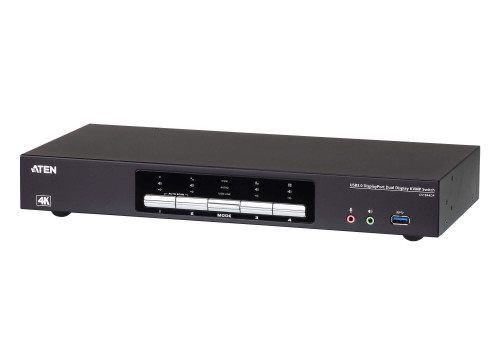 Adaptador VIVOLINK KVM-USB3DP-4K (DisplayPort - Preto) ATEN - Comutadores kvm - adaptador, vivolink, kvmusb3dp4k, displayport, preto