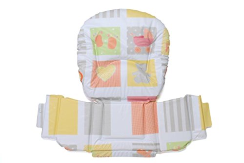 Almofada de Cadeira Alta FOPPAPEDRETTI 49905540 Foppapedretti - Acessórios para cadeira alta e assento elevatório - pvc, altura 45 cm, 46x32 cm, moderno
