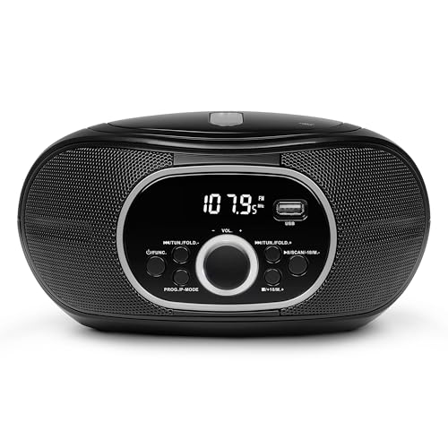 Rádio Portátil MEDION E65711 (Preto - Digital - FM/MW - Pilhas) MEDION - Reprodutores de áudio e gravadores - portátil, digital, fm/mw, pilhas