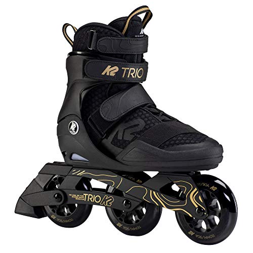 Conjunto de patins K2 TRIO 110 (Preto - Tam.: M) K2 - Patins em linha - preto, m, trio