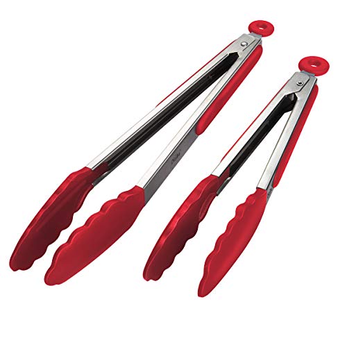 Pinças de Cozinha INEIBO 12 Unidades (Aço Inoxidável - 6.5 x 8 cm) iNeibo - Pinças de Cozinha - aço inoxidável, 12 unidades, 6.5 x 8 cm