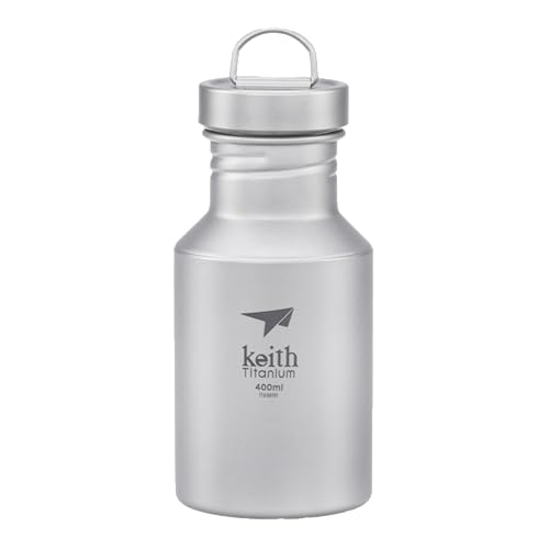 Garrafa de Montanha KEITH Titanium (500 ml) Keith Titanium Inc. - Garrafas de engarrafamento - titânio, 500 ml, 14,7 cm, 140 g