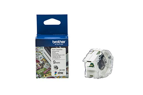 Fita para Etiquetadora BROTHER CZ-1001 Preto Brother - Fitas de etiquetas e recargas - 50x9mm, preto, vc-500w
