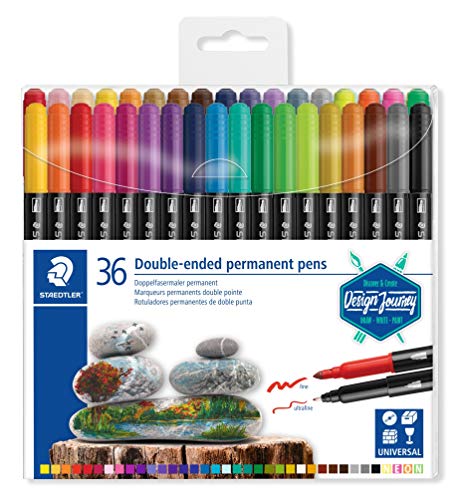 Marcador STAEDTLER Triplus Fineliner (Multicor - 4 Unidades) Staedtler - Marcadores e marcadores de texto - ponta fina, ultrafina, multicor, conjunto 4 unidades