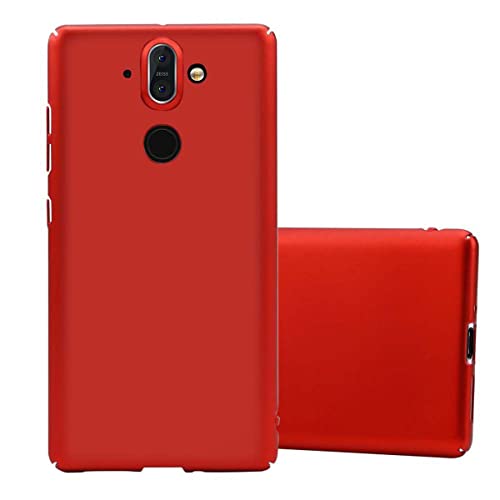 Capa para Nokia 8 SIROCCO Vermelho Cadorabo CADORABO - Capas para telemóveis - proteção integral, plástico duro, fácil de colocar, 360 graus