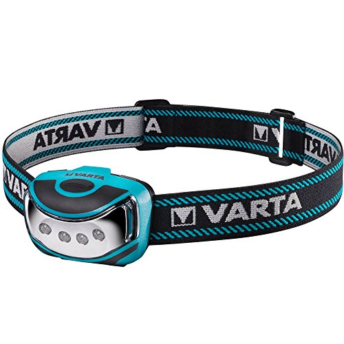 Lanterna de Cabeça Led Varta 16630 101 421 Preto Azul Varta - Peças de automóveis - led, resistente à água, bateria, preto azul
