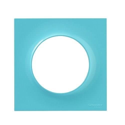 Schneider Electric ODACE STYL 1P blue placa elétrica Schneider Electric - Fontes de alimentação elétrica - ca, cee 7/16, azul, visor LED, interruptor desligado