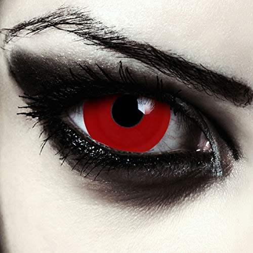 Lentes de Contato DESIGN LENSES Mini Sclera Vermelho Gigante Designlenses - Lentes de contato - lentes, contato, design lenses, mini sclera, vermelho gigante