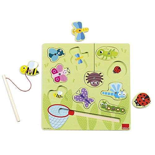 Puzzle Magnético GOUALA Madeira 28X28 Cm Goula - Quebra-cabeças de madeira e com pinos - puzzle magnético, 28x28 cm, 10 peças, madeira