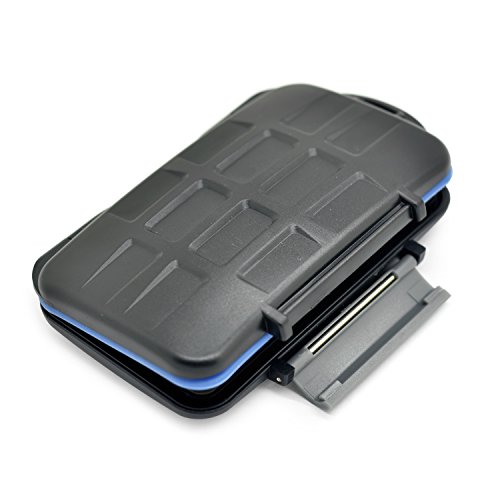 JJC MC-5 caixa para cartões de memória Preto, Azul, Verde JJC - Peças de reposição para telemóveis - preto, azul, verde, plástico, 5 peças