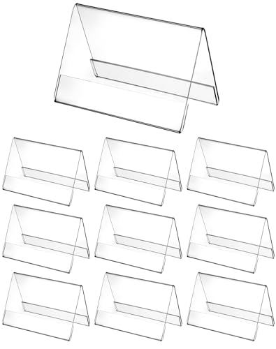 Etiqueta para Impressão QWORK 10 pieces QWORK - Computadores - acrilico, 6 x 10 cm, 2 mm, porta etiquetas