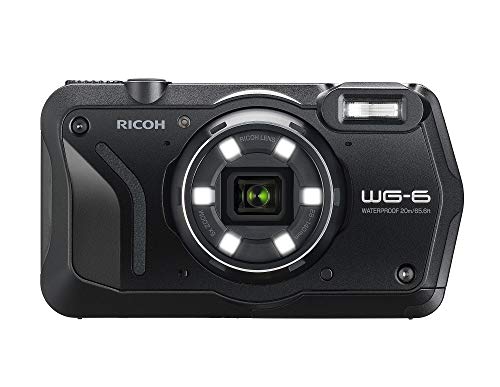 Máquina Fotográfica Compacta RICOH WG-6 (Preto - 20 MP - ISO: 100 a 1600) Ricoh - Câmeras digitais - compacta, 20 mp, ISO 100-1600