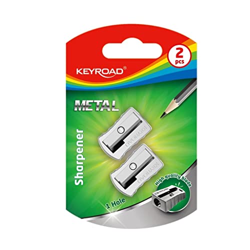 Sacapuntes KEYROAD (Metal - 7.5x3.5cm) KEYROAD - Afia-lápis - metal, 7.5x3.5cm