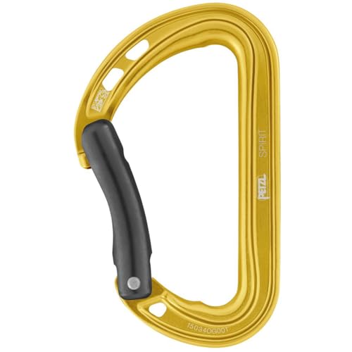 Petzl Spirit carabiner (Acessório Desportos) PETZL - Arneses de segurança no trabalho - 30 g, cabeça, keylock, alumínio anodizado