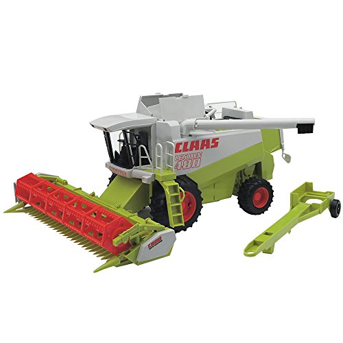 Trator de brincar BRUDER Claas Lexion 480 Bruder - Caminhões de brinquedo & veículos de construção - funcional, picador de feno, tubo giratório, inclinação