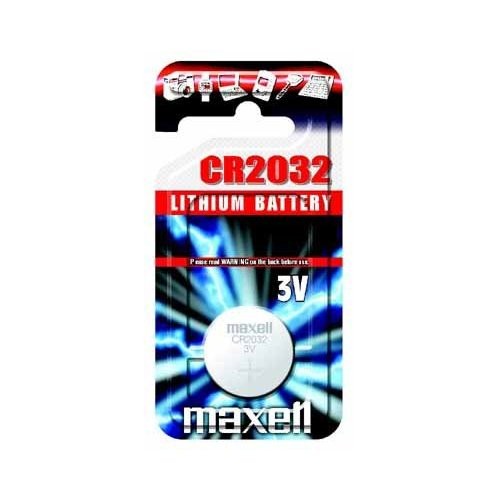 Pilhas Não Recarregáveis MAXELL CR2032 (1 unidade) Maxell - Peças e acessórios para câmeras - cr2032, 3V, 220mah, botão