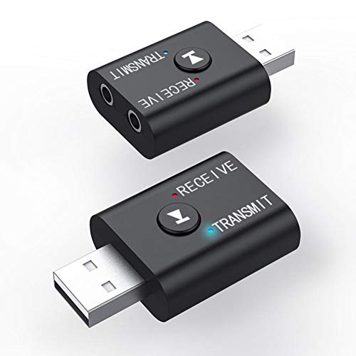 Receptor AV Transmissor Bluetooth 5.0 2 em 1 Bewinner - Transmissores de áudio - bluetooth 5.0, transmissor, receptor av, rádio FM, conexão áudio dual