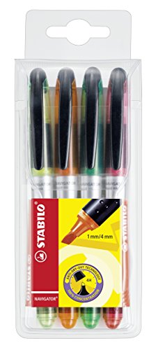 Marcadores Fluorescentes STABILO Navigator Cores Sortidas Stabilo - Marcadores e marcadores de texto - fluorescentes, cores sortidas