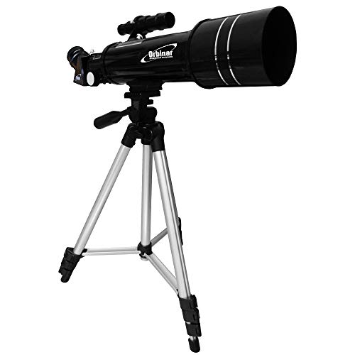 Telescópio ORBINAR 400/70 (Refracting - 400 mm) Orbinar - Telescópios - telescópio, refracting, 400 mm, abertura 70mm, focal 400mm, aumento 20x-300x